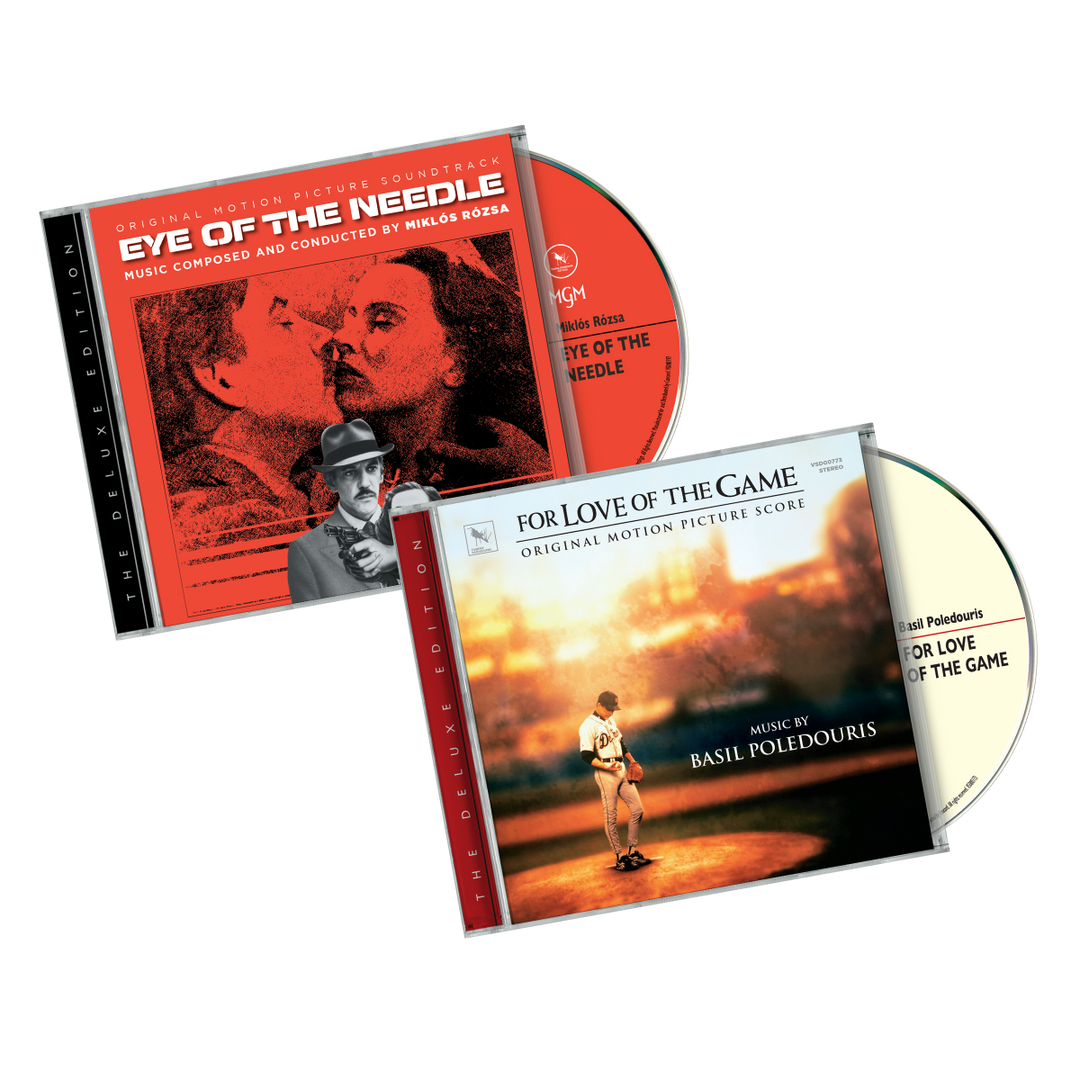 Miklós Rózsa - Eye of the Needle (The Deluxe Edition) - 2-CD + Basil Poledouris + For Love of the Game (The Deluxe Edition) CD Bundle