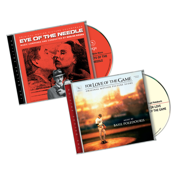 Miklós Rózsa - Eye of the Needle (The Deluxe Edition) - 2-CD + Basil Poledouris + For Love of the Game (The Deluxe Edition) CD Bundle