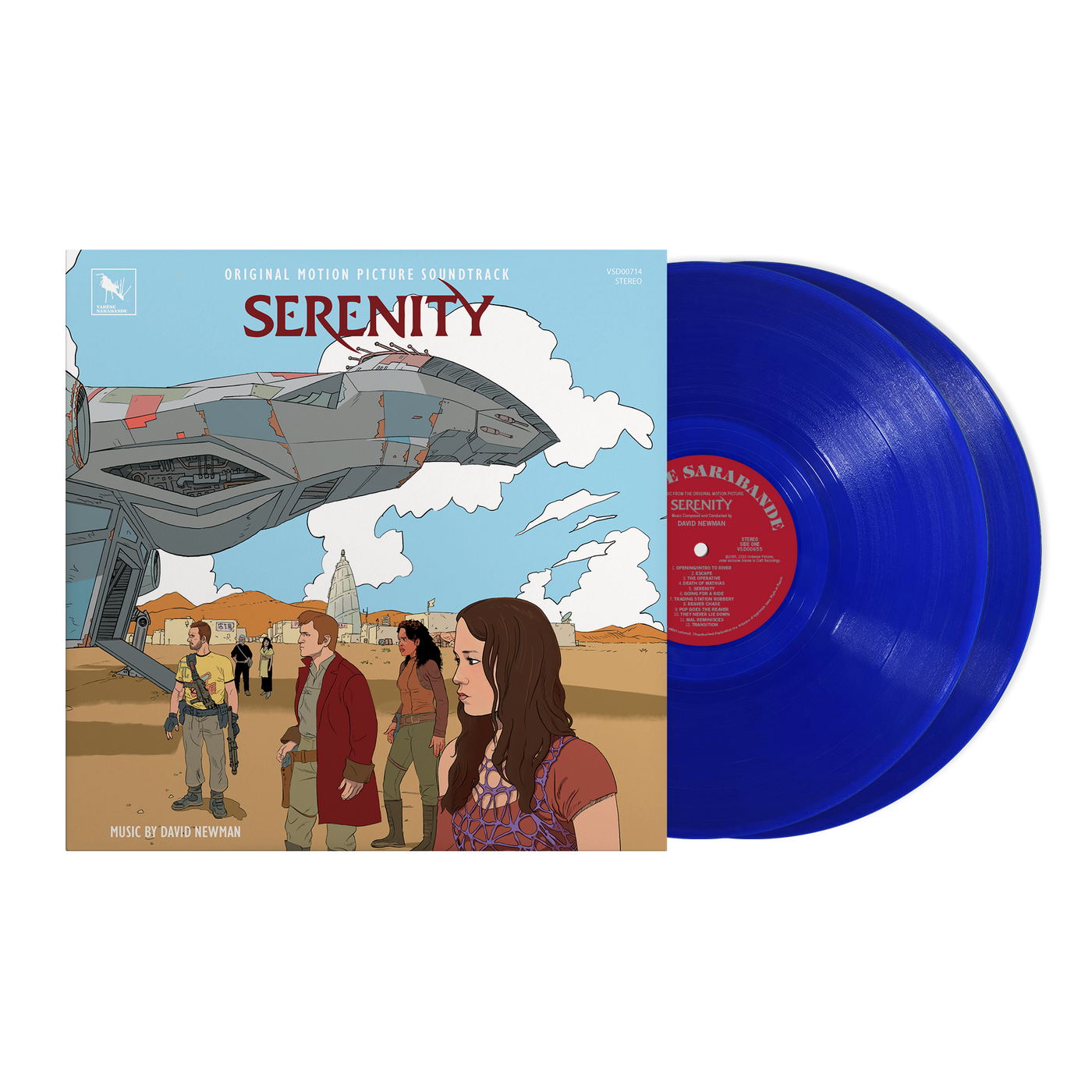 David Newman – Serenity (Deluxe Edition Soundtrack) (Translucent Blue 2-LP)