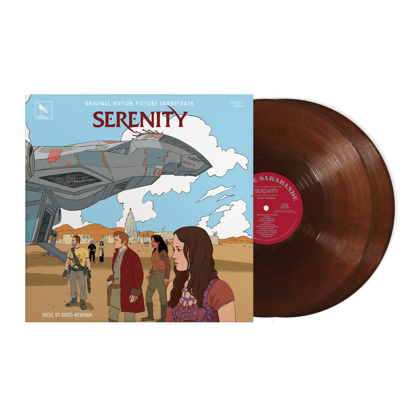 David Newman – Serenity (Deluxe Edition Soundtrack) (Browncoat 2-LP) Limited Edition of 500 Copies