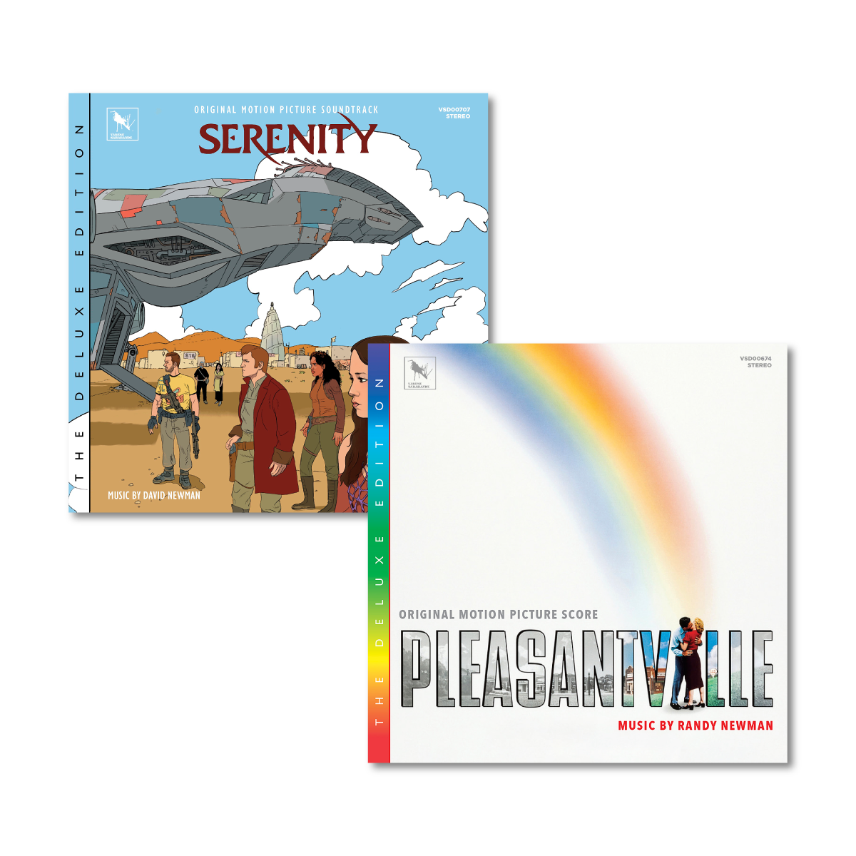 Serenity (Original Motion Picture Soundtrack - Deluxe Edition 2CD) +  Pleasantville (Original Motion Picture Score - Deluxe Edition CD) BUNDLE