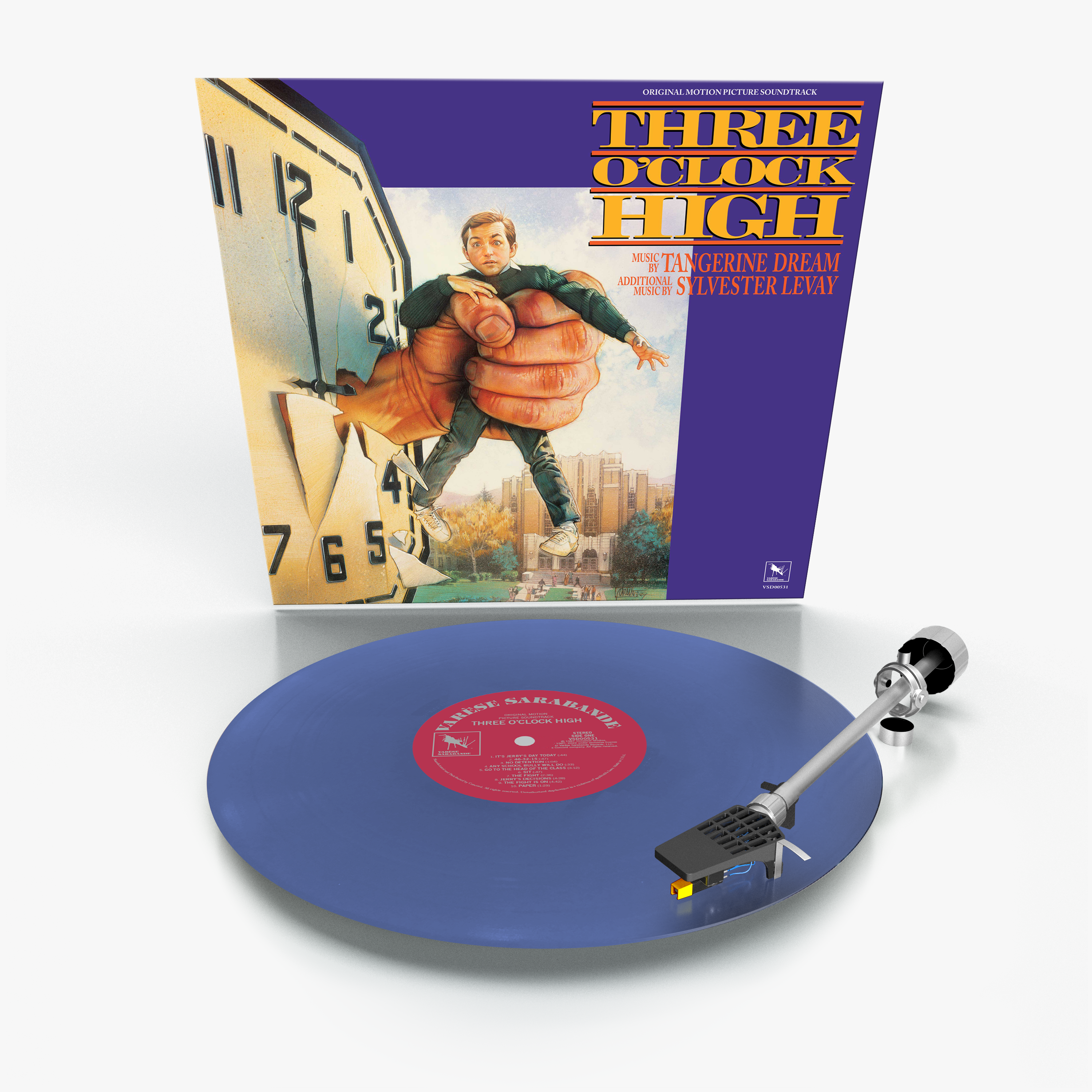 Tangerine Dream Three O'Clock High (LP - Blue Vinyl - Varese Exclusive) – Varèse Sarabande