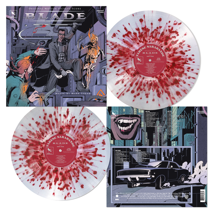 Blade (Original Motion Picture Score - The Deluxe Edition) - Blood Splatter Clear 2- LP (Limited Edition of 500)