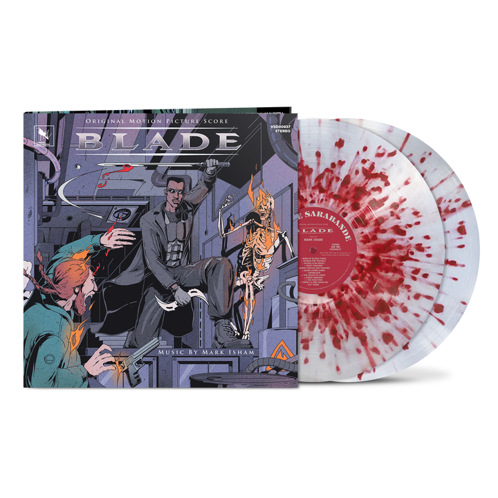 Blade (Original Motion Picture Score - The Deluxe Edition) - Blood Splatter Clear 2- LP (Limited Edition of 500)