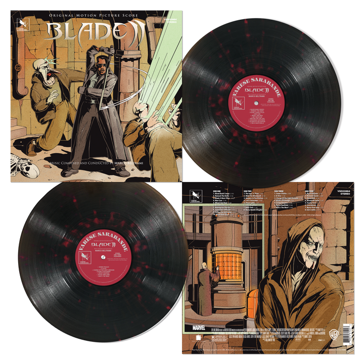Blade & Blade II (Original Motion Picture Score - The Deluxe Editions) Varèse Sarabande Exclusive Blood Splatter Vinyl Bundle