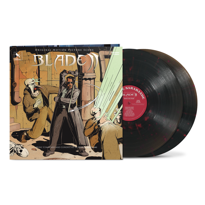 Blade & Blade II (Original Motion Picture Score - The Deluxe Editions) Varèse Sarabande Exclusive Blood Splatter Vinyl Bundle