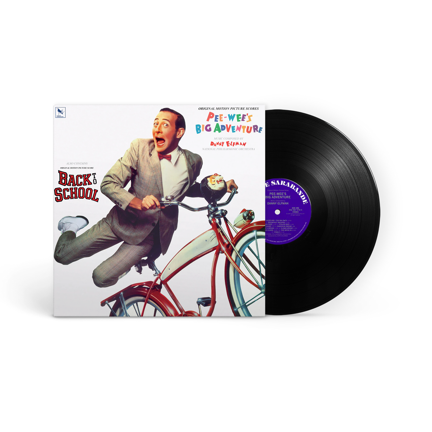 Pee-Wee's Big Adventure / Back To School Black LP