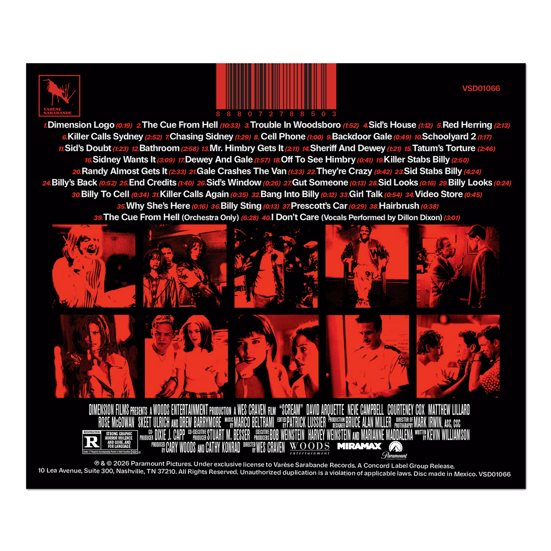 Scream (30th Anniversary Extended Cut Edition) (CD) - View 3