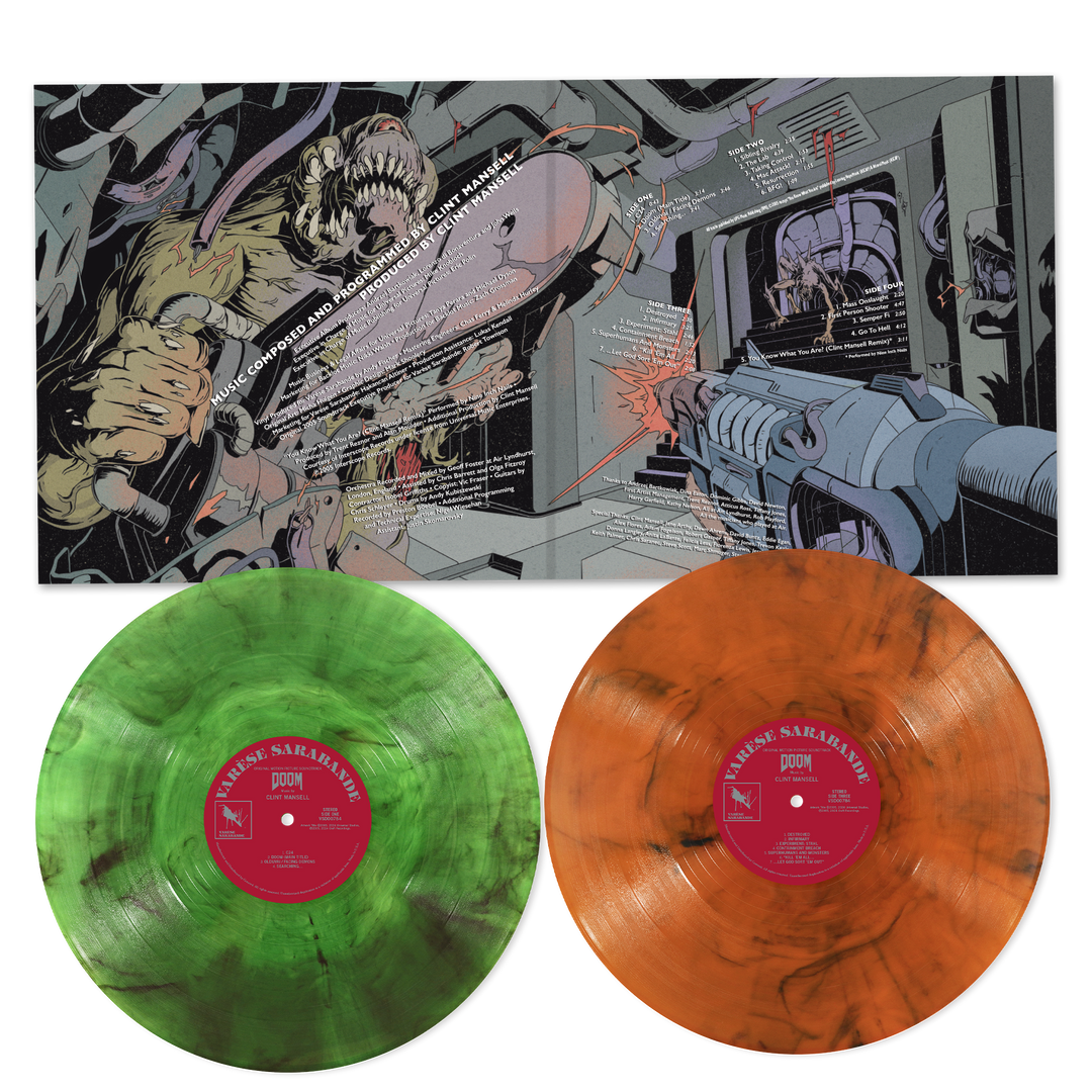Clint Mansell – Doom (Original Motion Picture Soundtrack - Orange & Green Doomguy Vinyl 2LP)