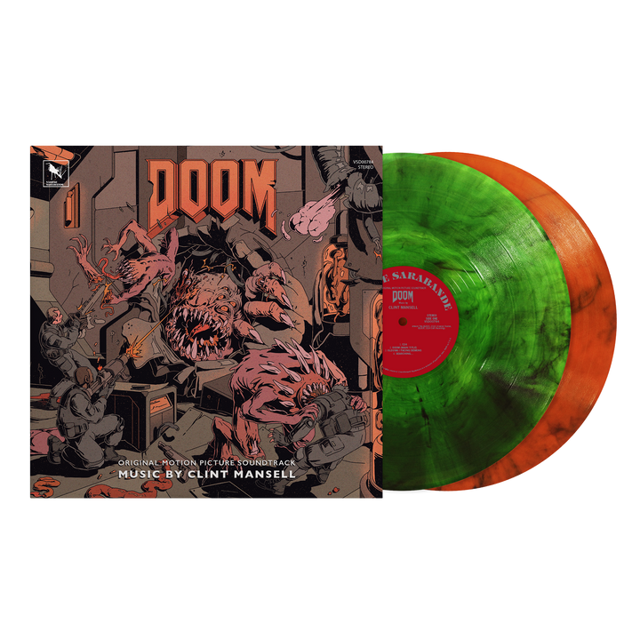 Clint Mansell – Doom (Original Motion Picture Soundtrack - Orange & Green Doomguy Vinyl 2LP)