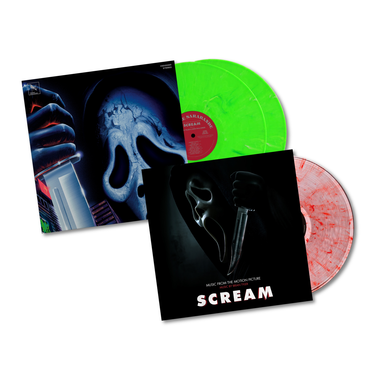 Scream (2022) (Clear/Red Smoke LP) + Scream VI (Stab Green 2LP) Bundle
