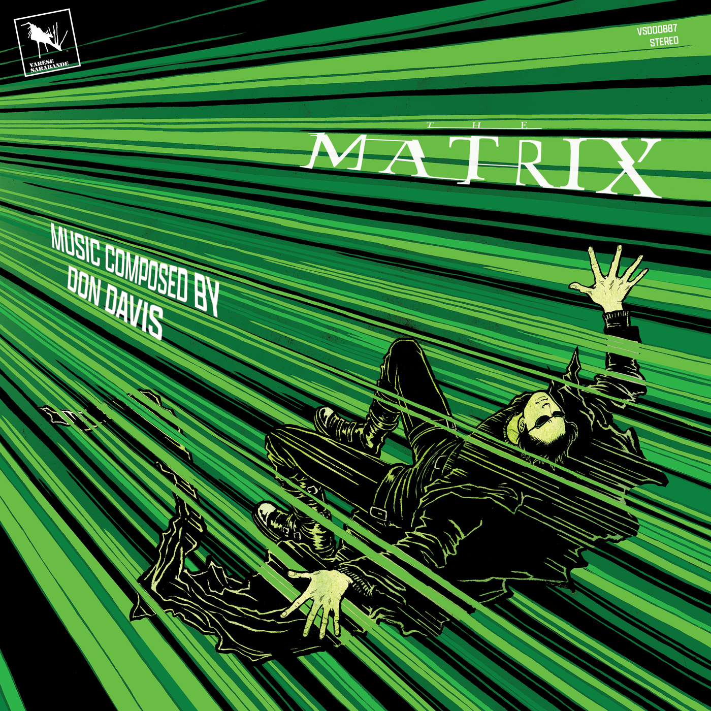 Don Davis – The Matrix 25th Anniversary Edition – Cyber Swirl Green LP + CD Bundle