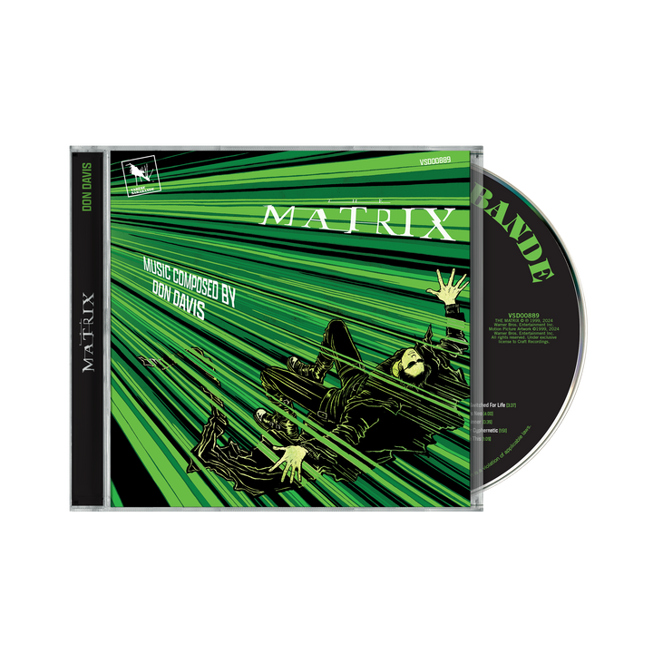 Don Davis – The Matrix 25th Anniversary Edition – Cyber Swirl Green LP + CD Bundle