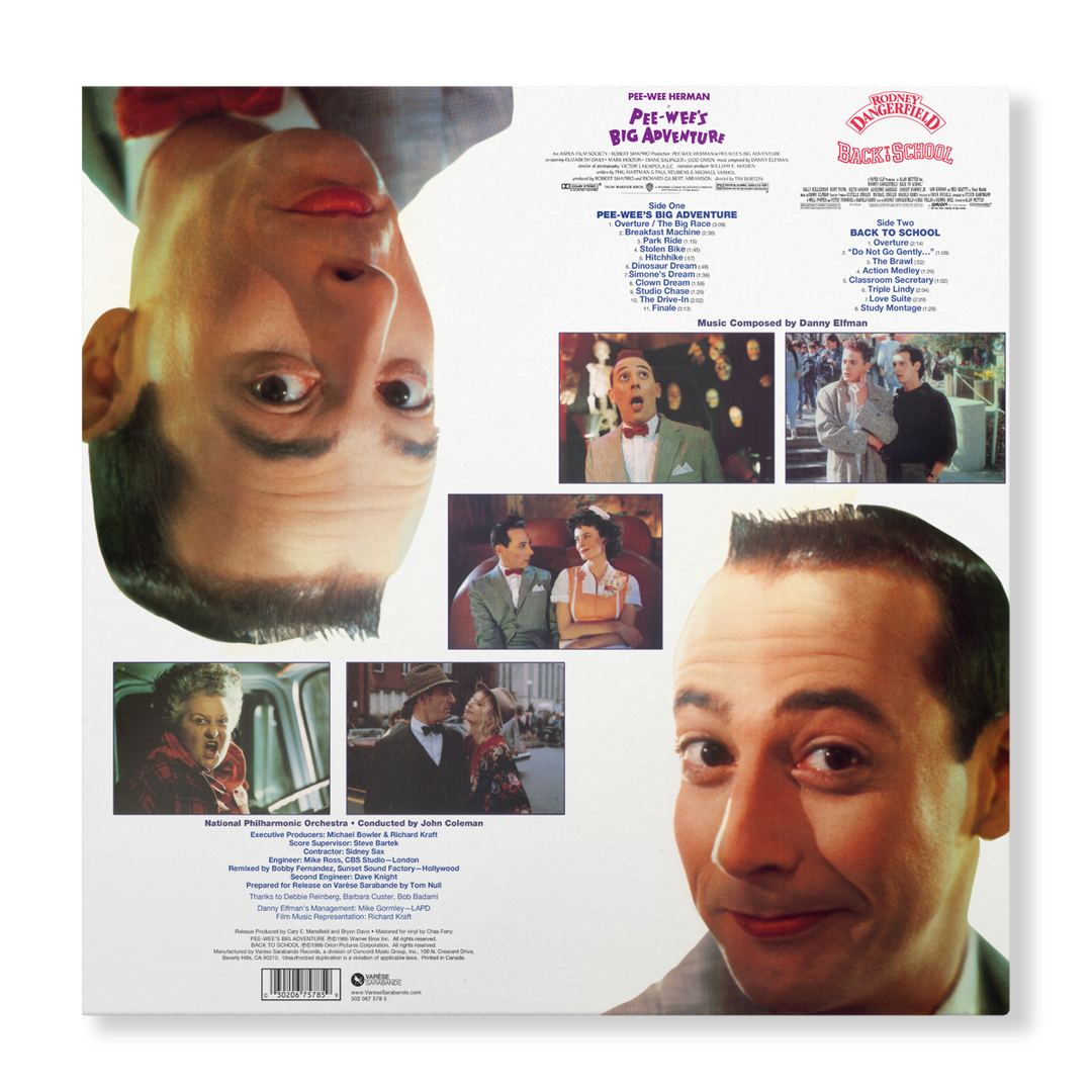 Pee-wee's Big Adventure / Back To School (Rebel Splatter LP) - View 3