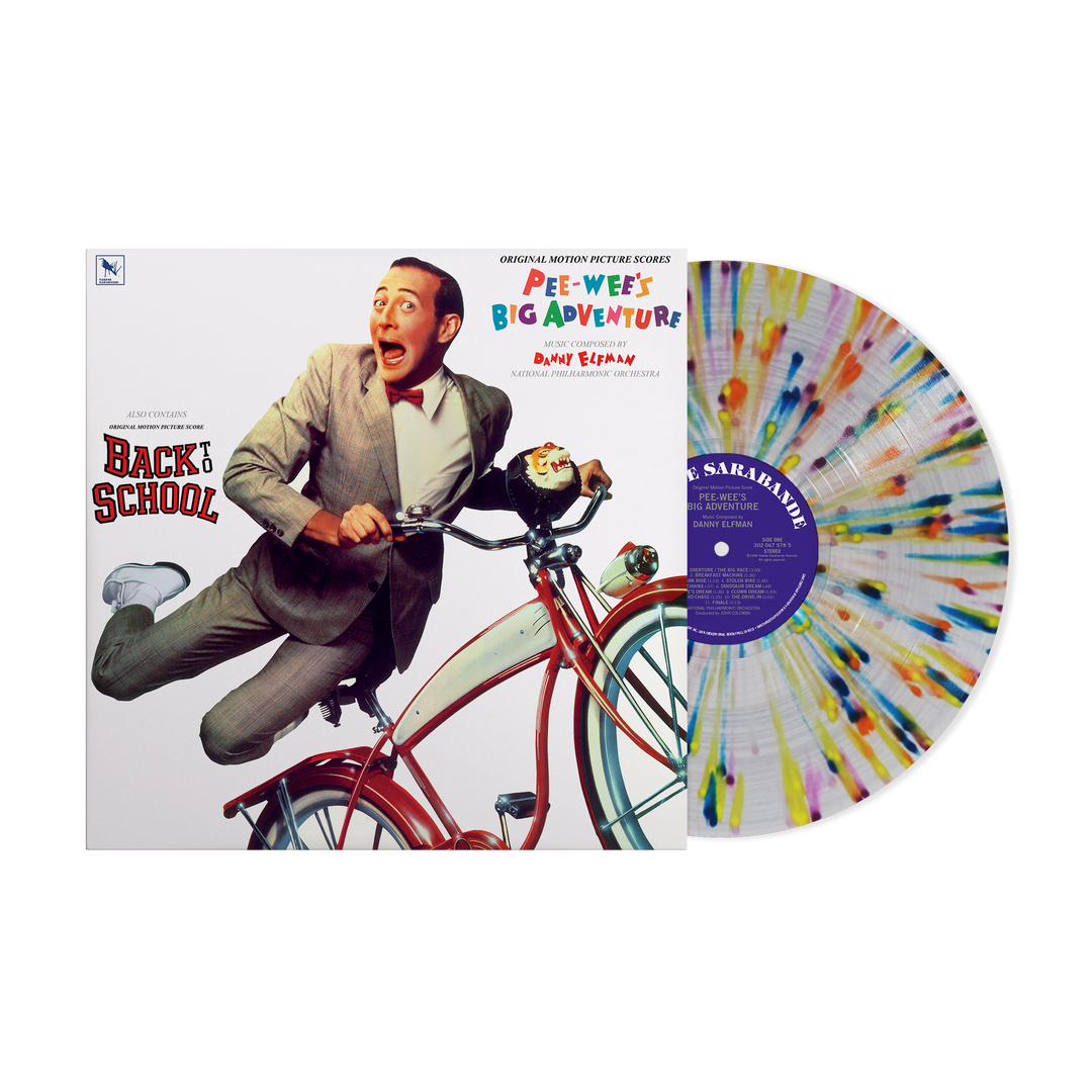 Pee-wee's Big Adventure / Back To School (Rebel Splatter LP) - View 1