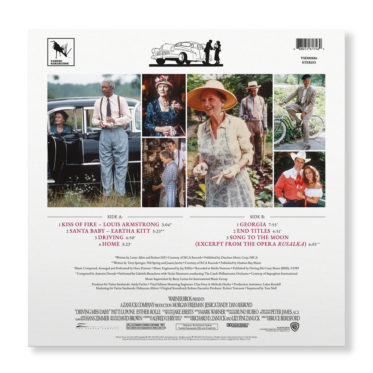 Driving Miss Daisy (Original Motion Picture Soundtrack) Transparent Violet LP