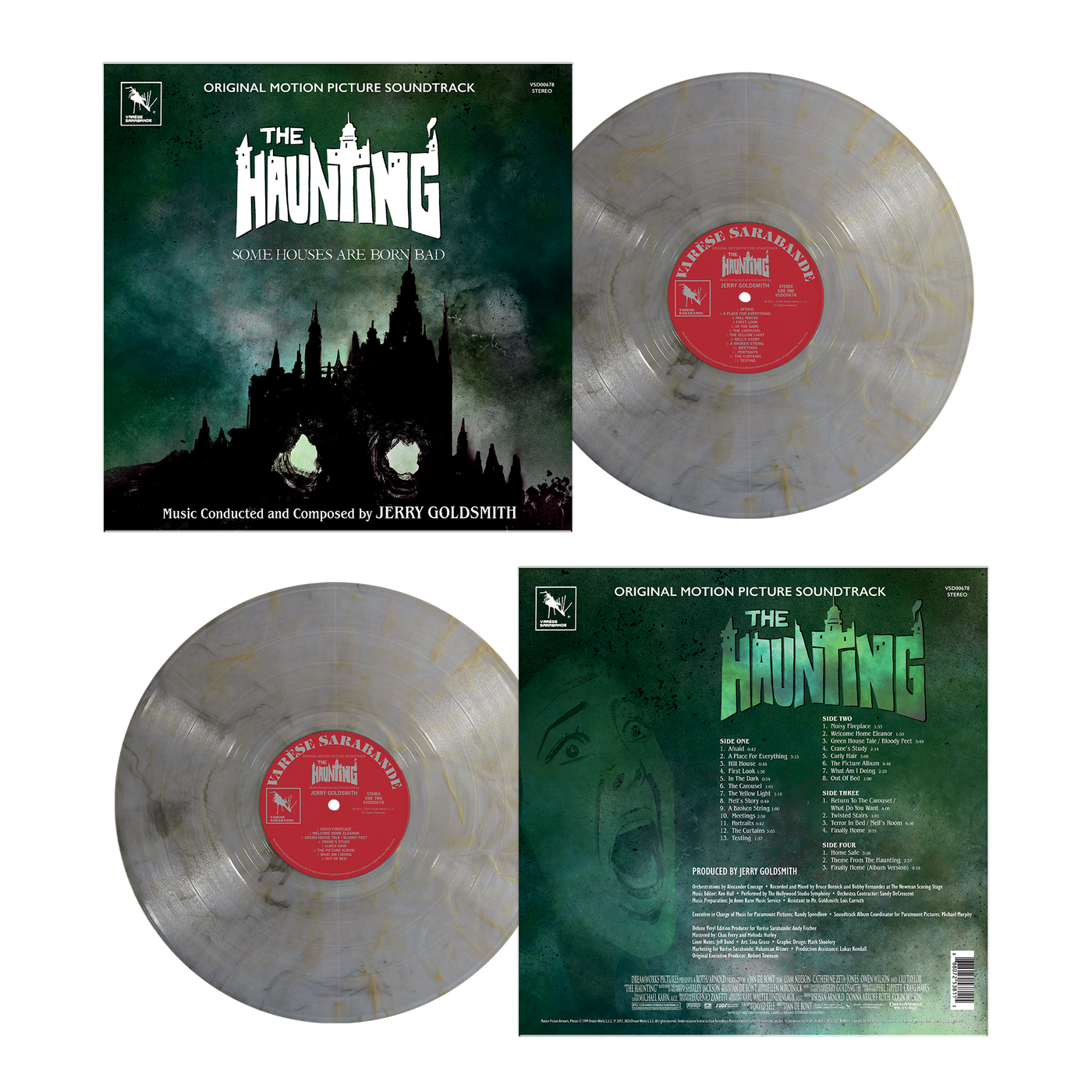 The Haunting Original Motion Picture Soundtrack - Deluxe Edition (Black / Gold / Gray Swirl 2-LP)