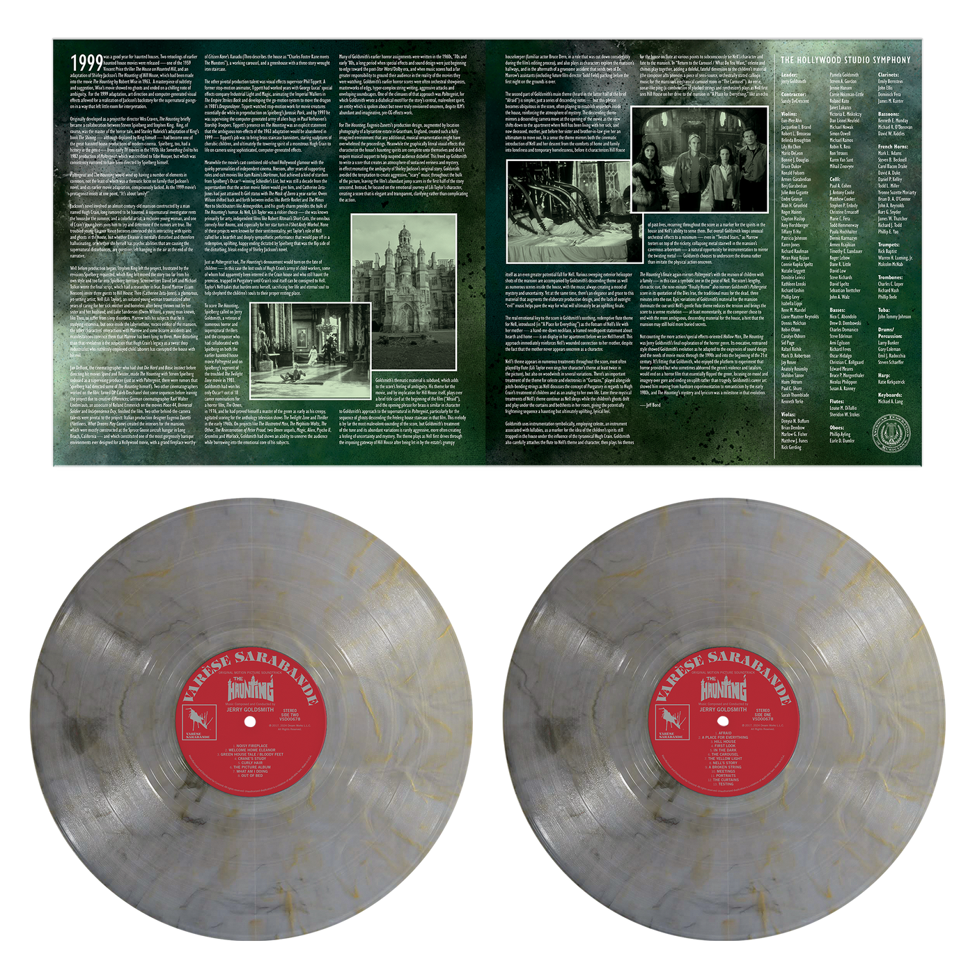 The Haunting Original Motion Picture Soundtrack - Deluxe Edition (Black / Gold / Gray Swirl 2-LP)