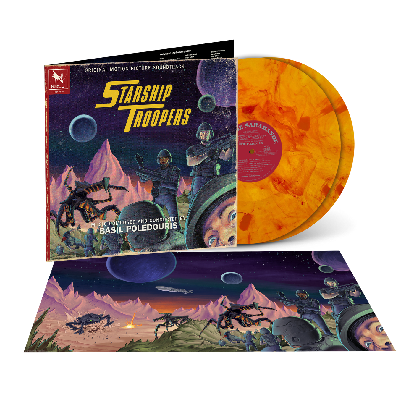 Starship Troopers Original Motion Picture Soundtrack Deluxe Edition (2LP -  Blood & Bug Juice)
