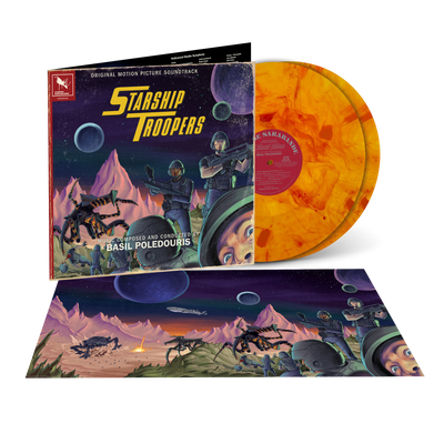 Starship Troopers Original Motion Picture Soundtrack Deluxe Edition (2LP -  Blood & Bug Juice)