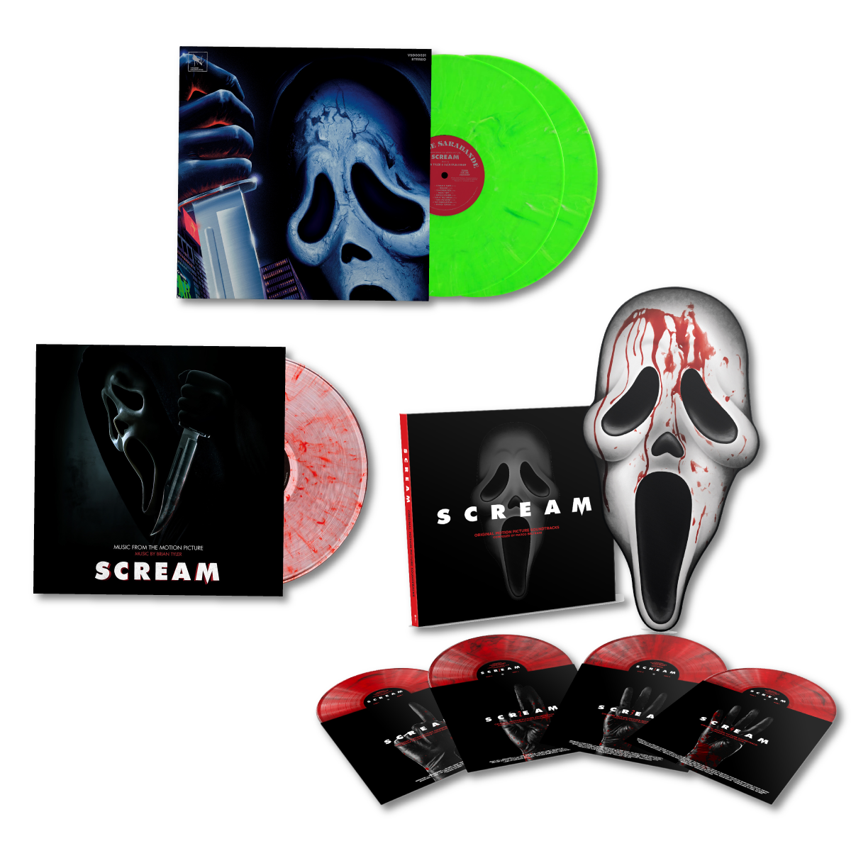 Scream: Original Motion Picture Soundtracks (4-LP Box Set) + Scream (2 ...