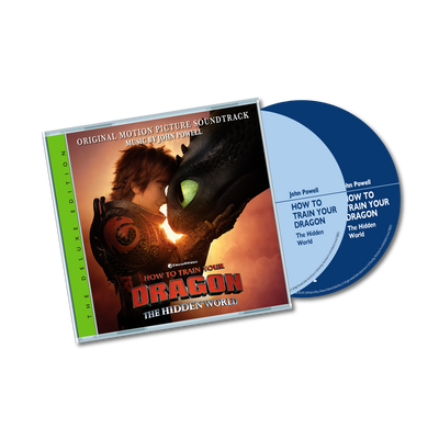 How To Train Your Dragon: The Hidden World (Original Motion Picture Soundtrack - Deluxe Edition CD) + Danny Elfman – Hellboy 2: The Golden Army (Original Motion Picture Score - Deluxe Edition CD) BUNDLE
