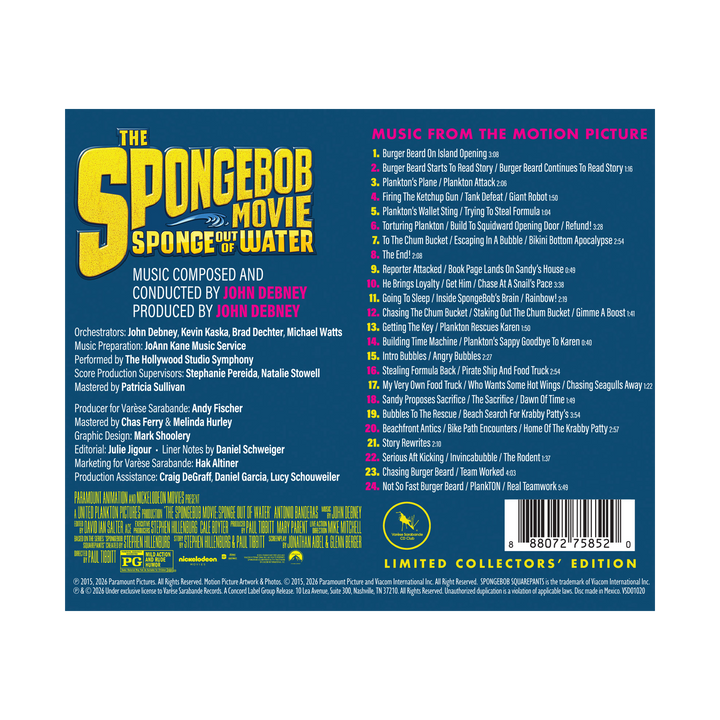 The SpongeBob Movie: Sponge Out Of Water (The Deluxe Edition) (CD) — Image 3 of 3