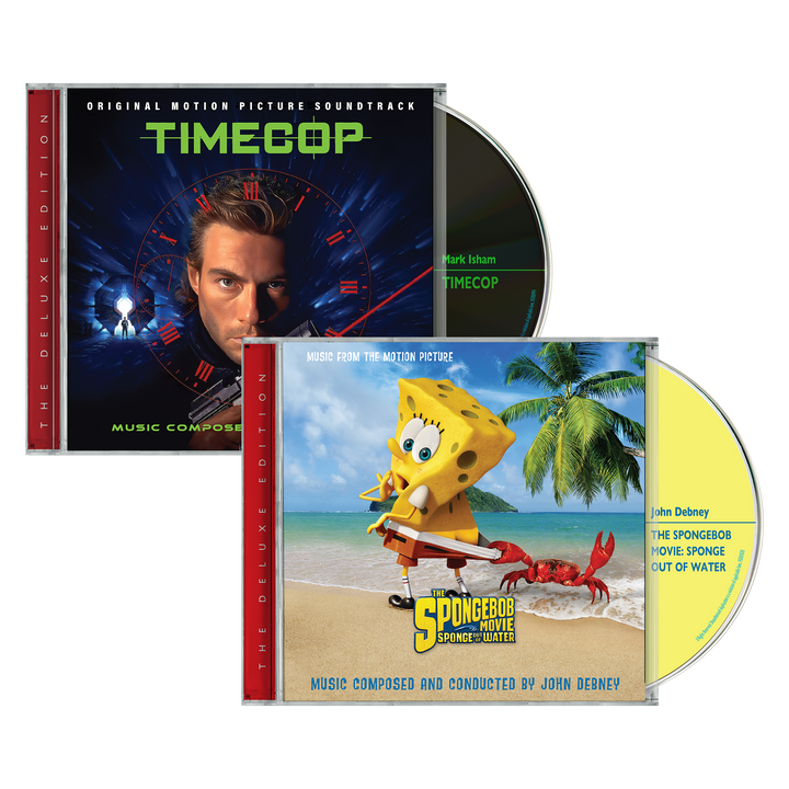 The SpongeBob Movie: Sponge Out Of Water (The Deluxe Edition) (CD) + Timecop (The Deluxe Edition) (CD) - Bundle — Image 1 of 3