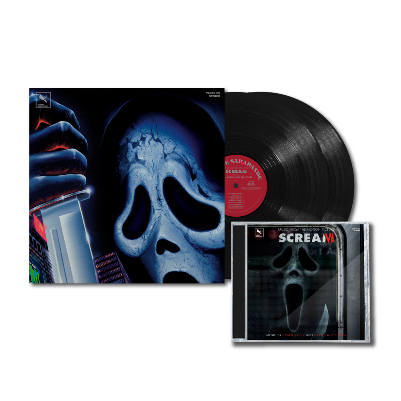 Scream VI - Music from the Motion Picture LP - Black) + 2 Disc CD Bundle