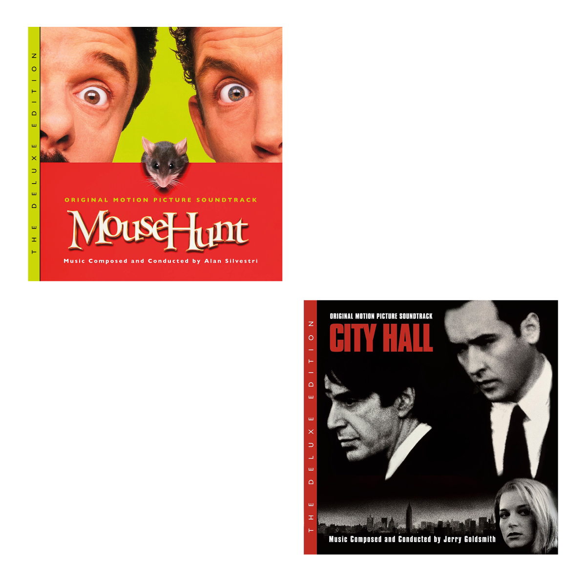 Varese CD Club - Jerry Goldsmith "City Hall"  & Alan Silvestri "Mouse Hunt" - CD Bundle