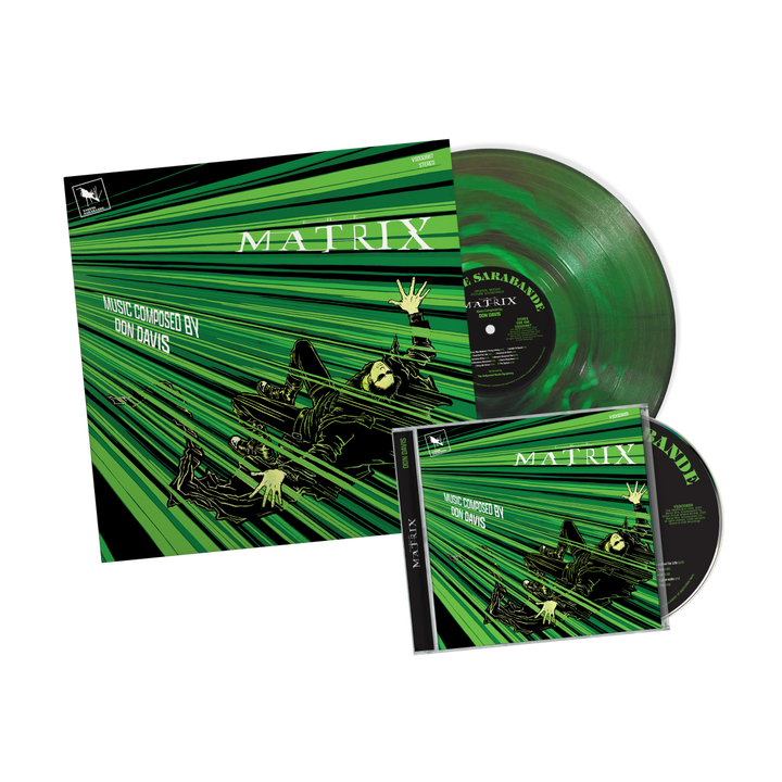 Don Davis – The Matrix 25th Anniversary Edition – Cyber Swirl Green LP + CD Bundle