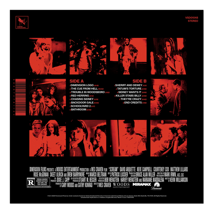 Scream (30th Anniversary Edition) (Varése Exclusive - "Wrong Answer" Blood Red Splatter LP) — Image 3 of 4