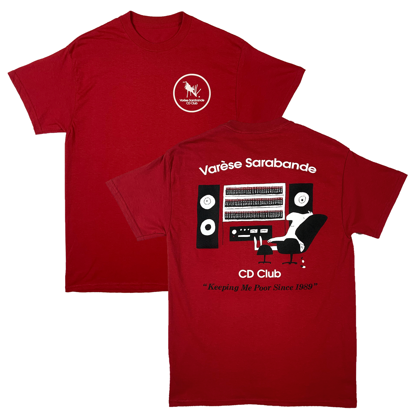 Varese Sarabande CD Club T Shirt Red Var se Sarabande varese-sarabande-cd-club-t-shirt-red-var-se-sarabande