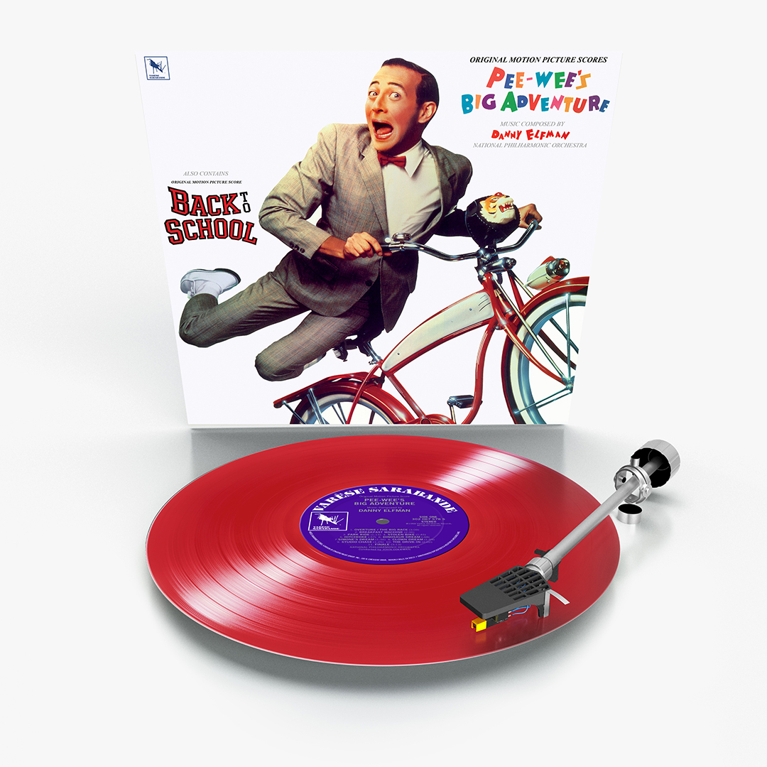 Pee-wee's Big Adventure / Back To School (Red Vinyl)